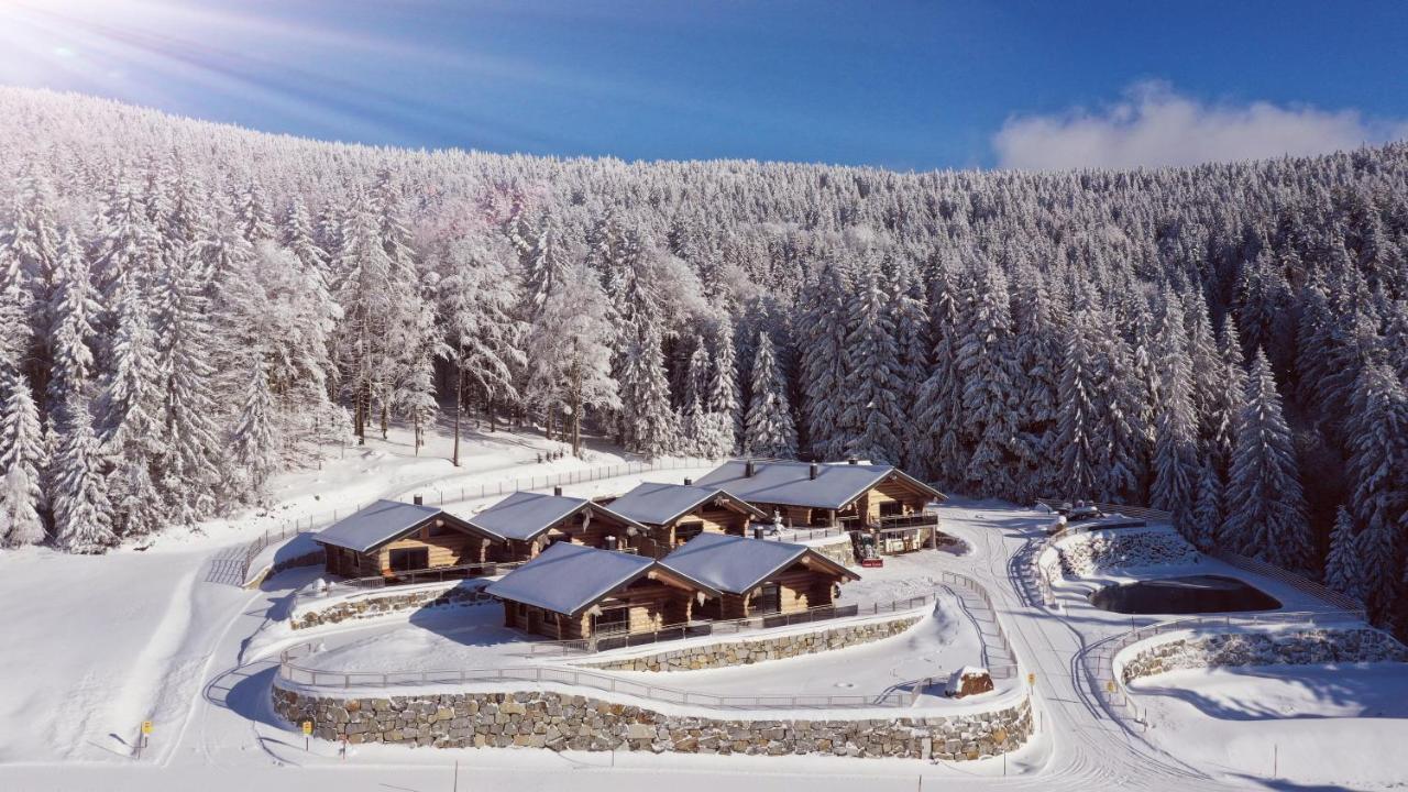 Blockhausen Luxus Chalets Oberschwarzenberg Kültér fotó