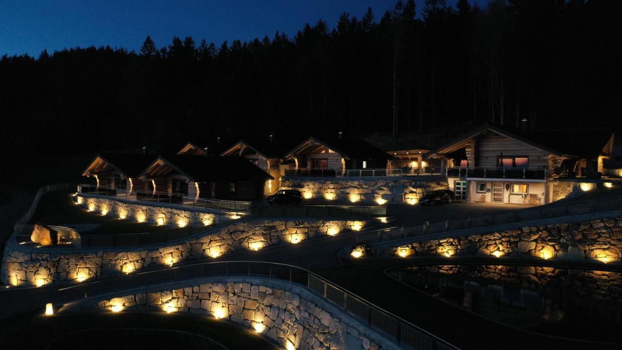 Blockhausen Luxus Chalets Oberschwarzenberg Kültér fotó